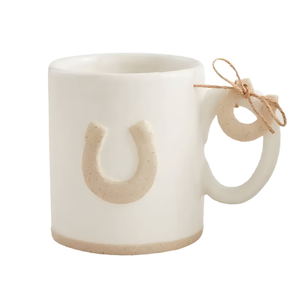 Mud Pie Farm Horse Shoe Mug HOME & GIFTS - Tabletop + Kitchen - Drinkware + Glassware Mud Pie