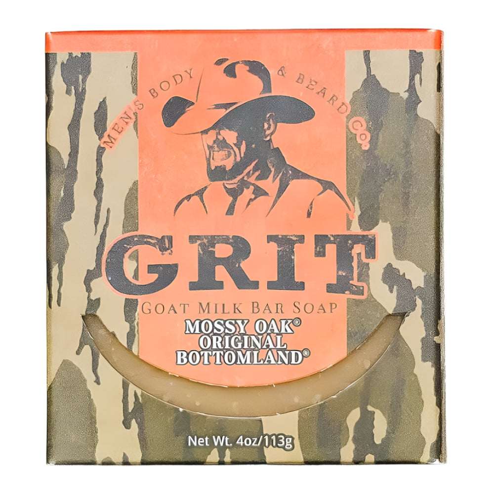 Grit Mossy Oak Original Bottomland Goat Milk Bar Soap MEN - Accessories - Grooming & Cologne GRIT Beard Co