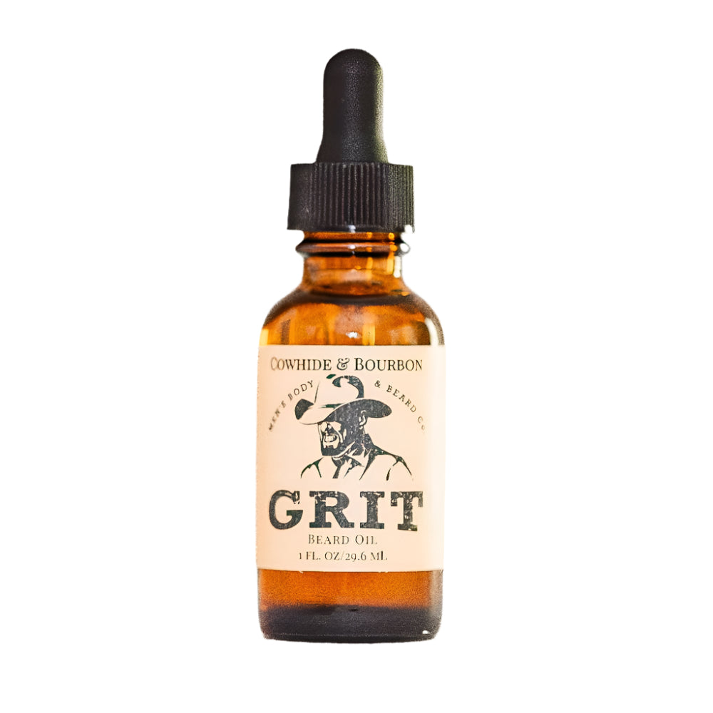 Grit Cowhide & Bourbon Beard Oil MEN - Accessories - Grooming & Cologne GRIT Beard Co