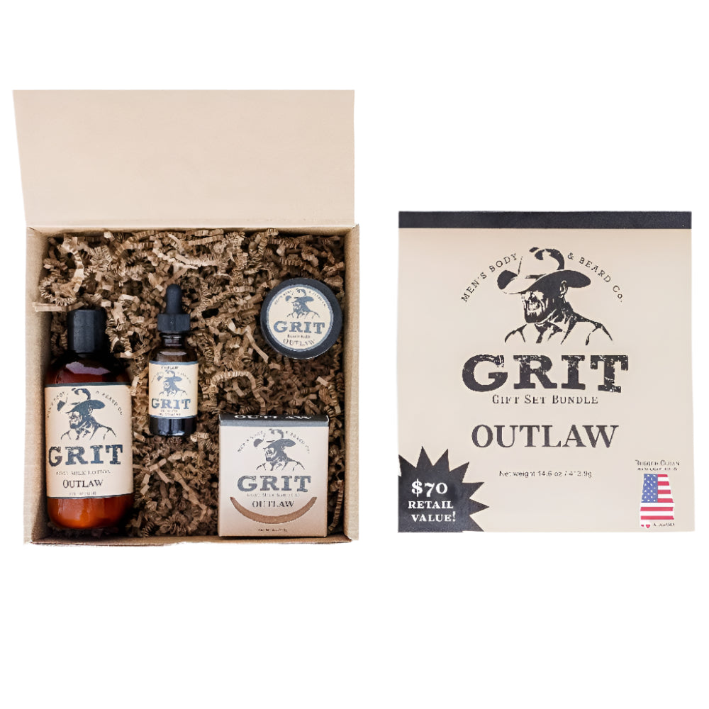 Grit Outlaw Bundle MEN - Accessories - Grooming & Cologne GRIT Beard Co