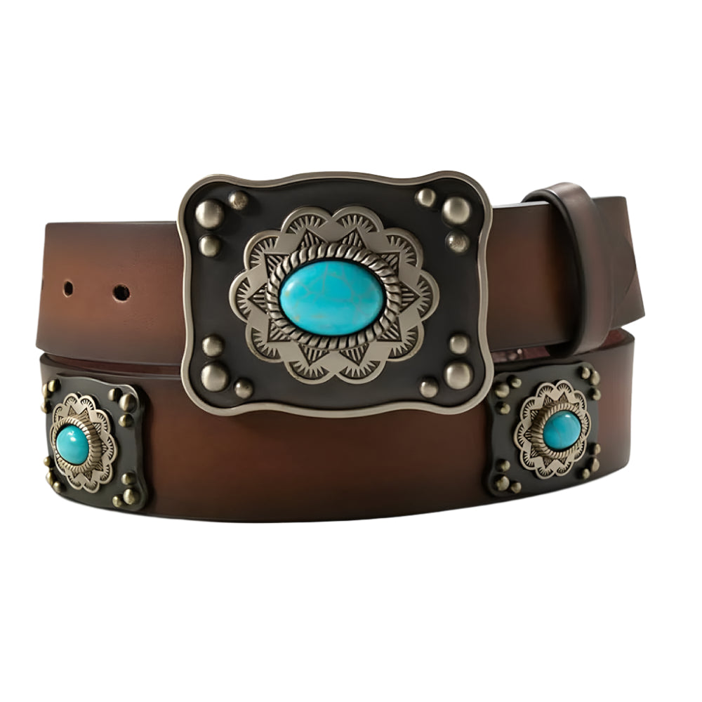 Ariat Women's Turquoise Conch Belt WOMEN - Accessories - Belts M&F Western Products