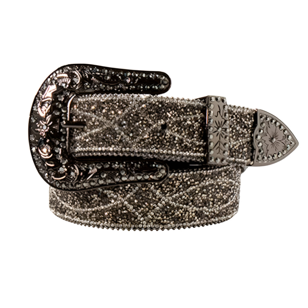 Angel Ranch Women's Hematite Resin Beads Belt WOMEN - Accessories - Belts M&F Western Products