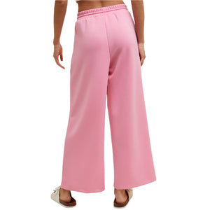 Scuba Drawstring Wide Leg Pants WOMEN - Clothing - Pants & Leggings WISHLIST