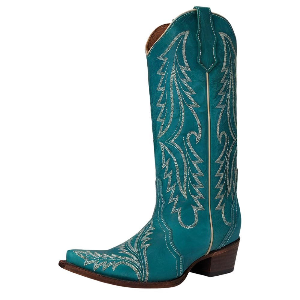 Corral Turquoise Embroidery Western Boot