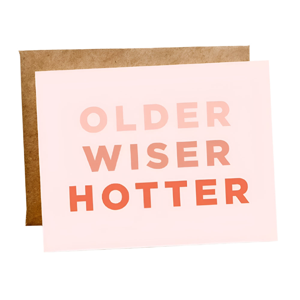 Older Wiser Hotter Card HOME & GIFTS - Gifts Maddon and Co