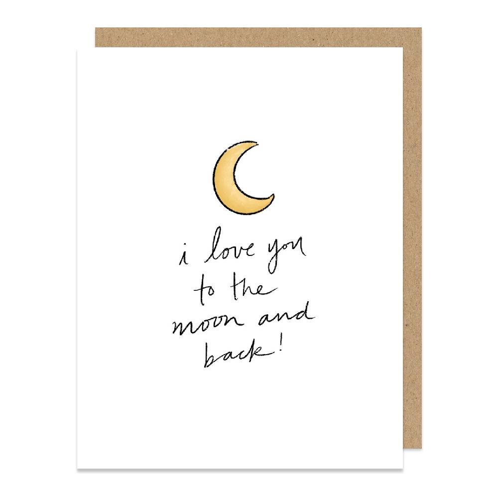 Moon and Back Card HOME & GIFTS - Gifts Maddon and Co