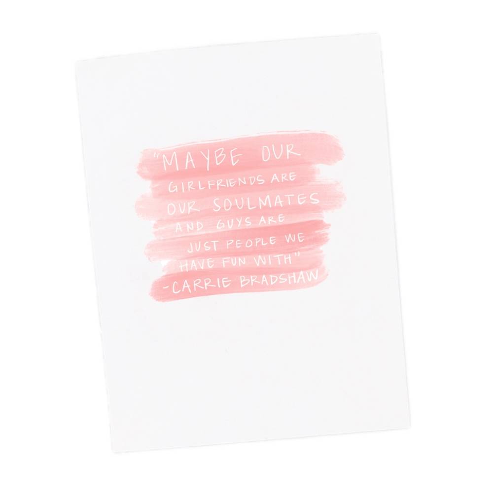 Carrie Bradshaw Card HOME & GIFTS - Gifts Maddon and Co