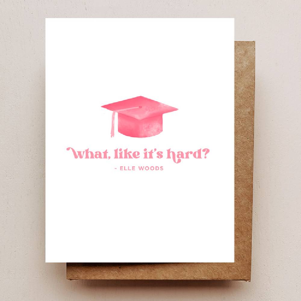 Elle Woods Grad Card HOME & GIFTS - Gifts Maddon and Co