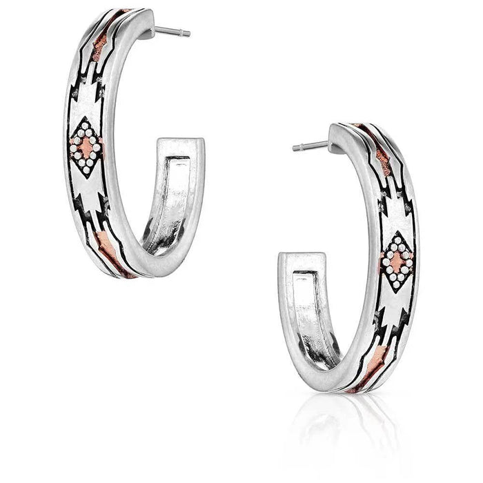 Montana Silversmith Western Sands Hoop Earrings WOMEN - Accessories - Jewelry - Earrings Montana Silversmiths