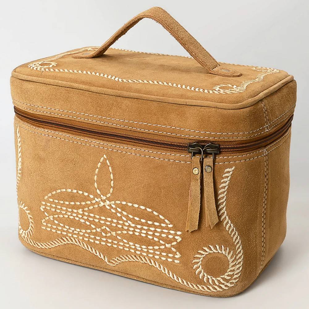 Genuine Suede Jewelry Case