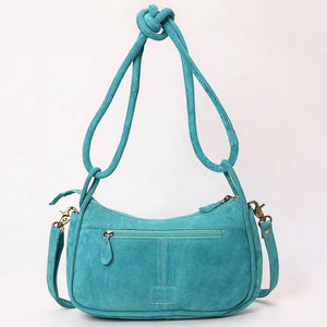 Genuine Suede Crossbody Bag