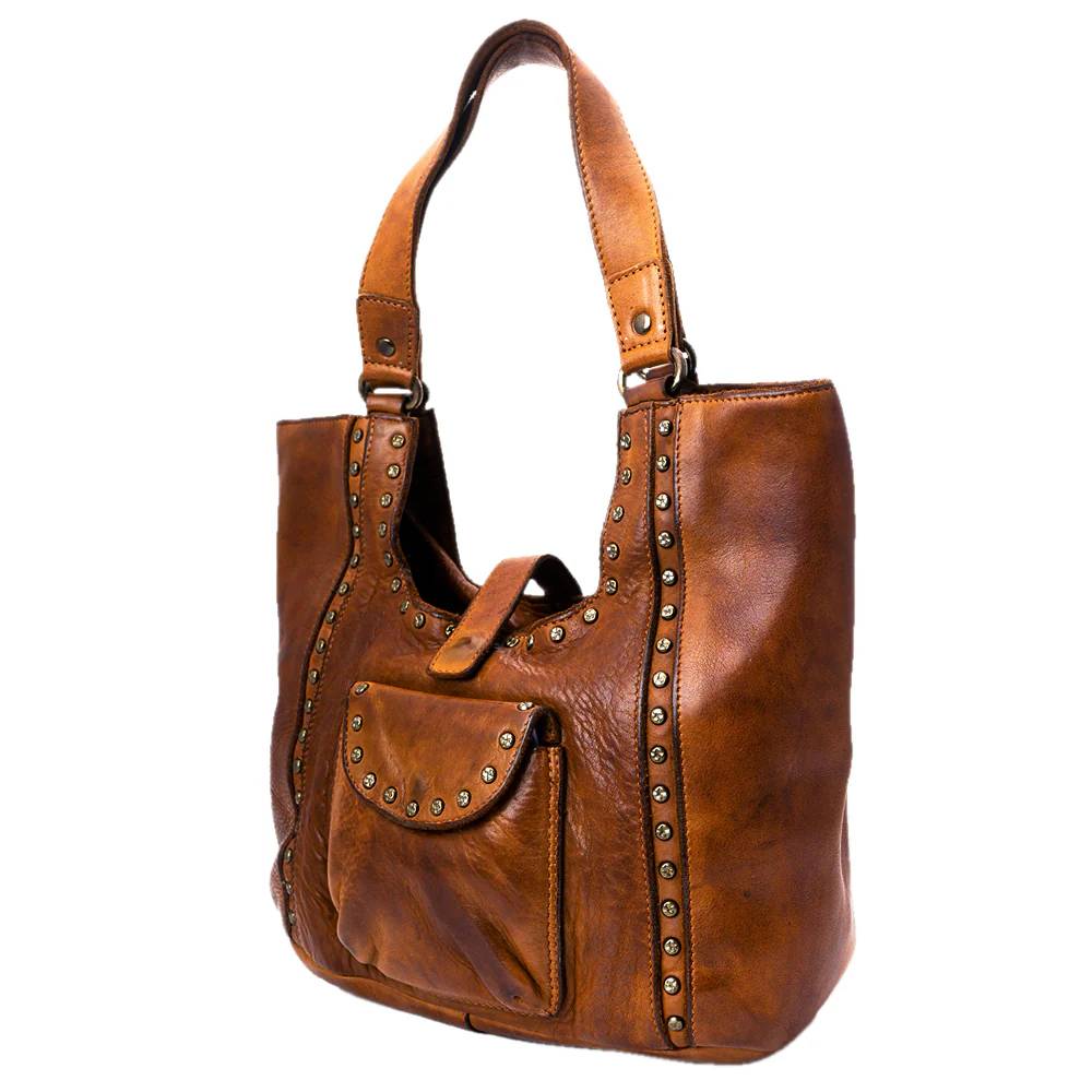 Spaghetti Western Leather Studded Tote Bag WOMEN - Accessories - Handbags - Tote Bags Spaghetti Western