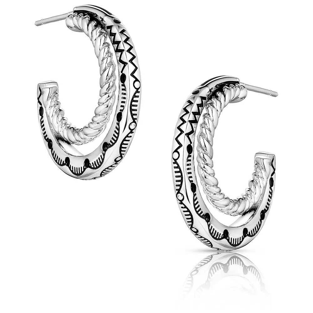 Montana Silversmith Enchanted Soul Hoop Earrings WOMEN - Accessories - Jewelry - Earrings Montana Silversmiths