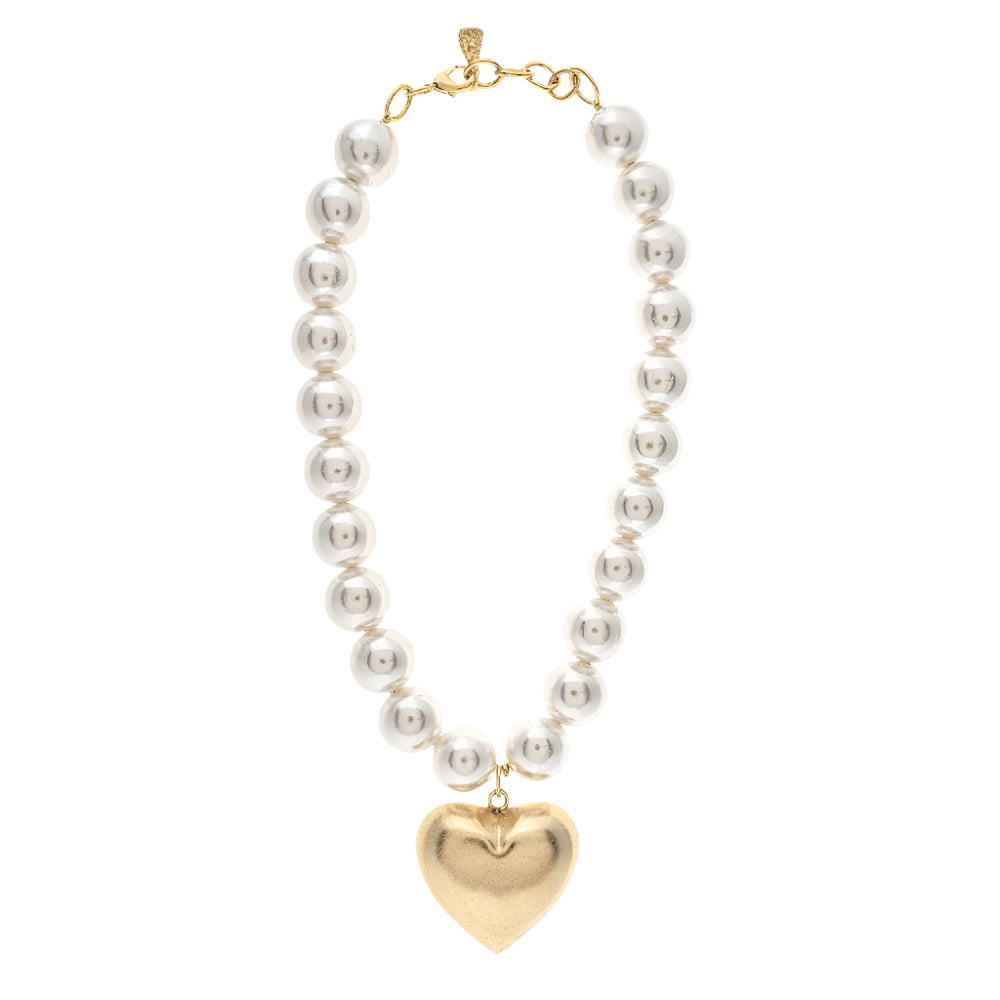 Hadassa Heart Necklace WOMEN - Accessories - Jewelry - Necklaces Yochi NY