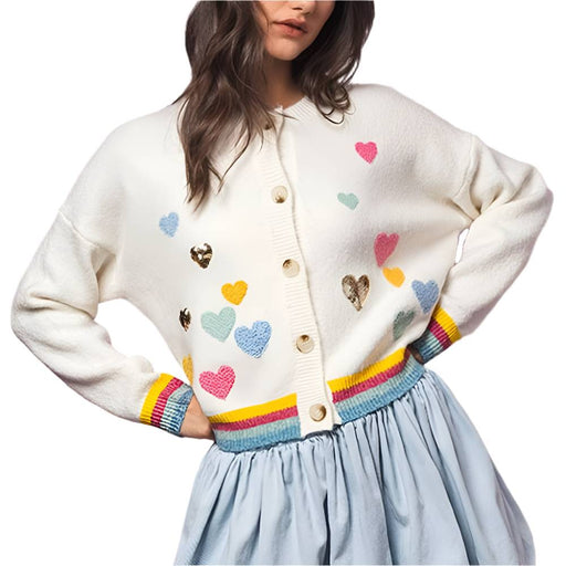 * Hearted Away Knit Cardigan - FINAL SALE WOMEN - Clothing - Sweaters & Cardigans Urban Daizy