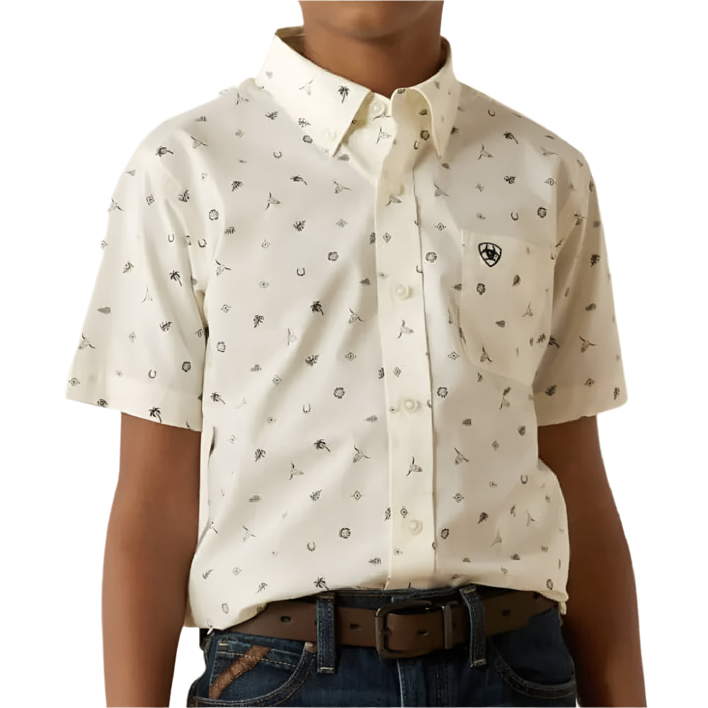 Ariat Boy's Colter Button Down Shirt KIDS - Boys - Clothing - Shirts - Short Sleeve Shirts Ariat Clothing