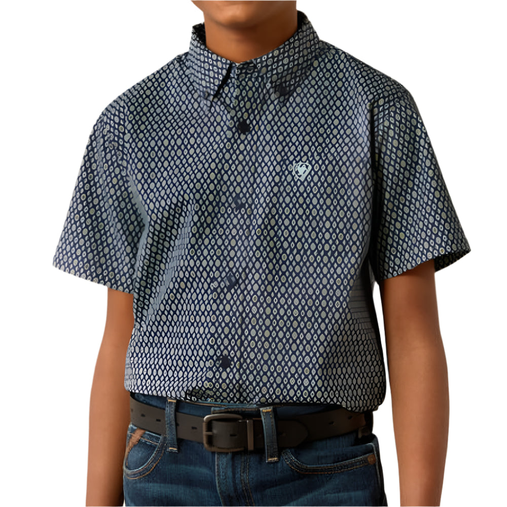 Ariat Boy's Clark Button Down Shirt KIDS - Boys - Clothing - Shirts - Short Sleeve Shirts Ariat Clothing