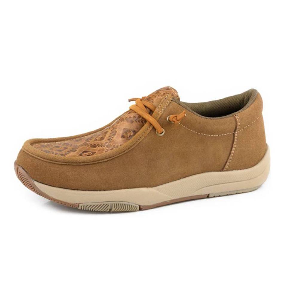 Roper Women's Lace Up Casual Aztec Moc