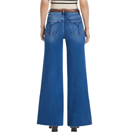 Bayeas Utility Patch High Rise Wide Leg Jeans WOMEN - Clothing - Jeans Bayeas