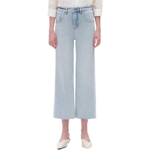 Bayeas High Rise Wide Leg Raw Hem Jeans WOMEN - Clothing - Jeans Bayeas
