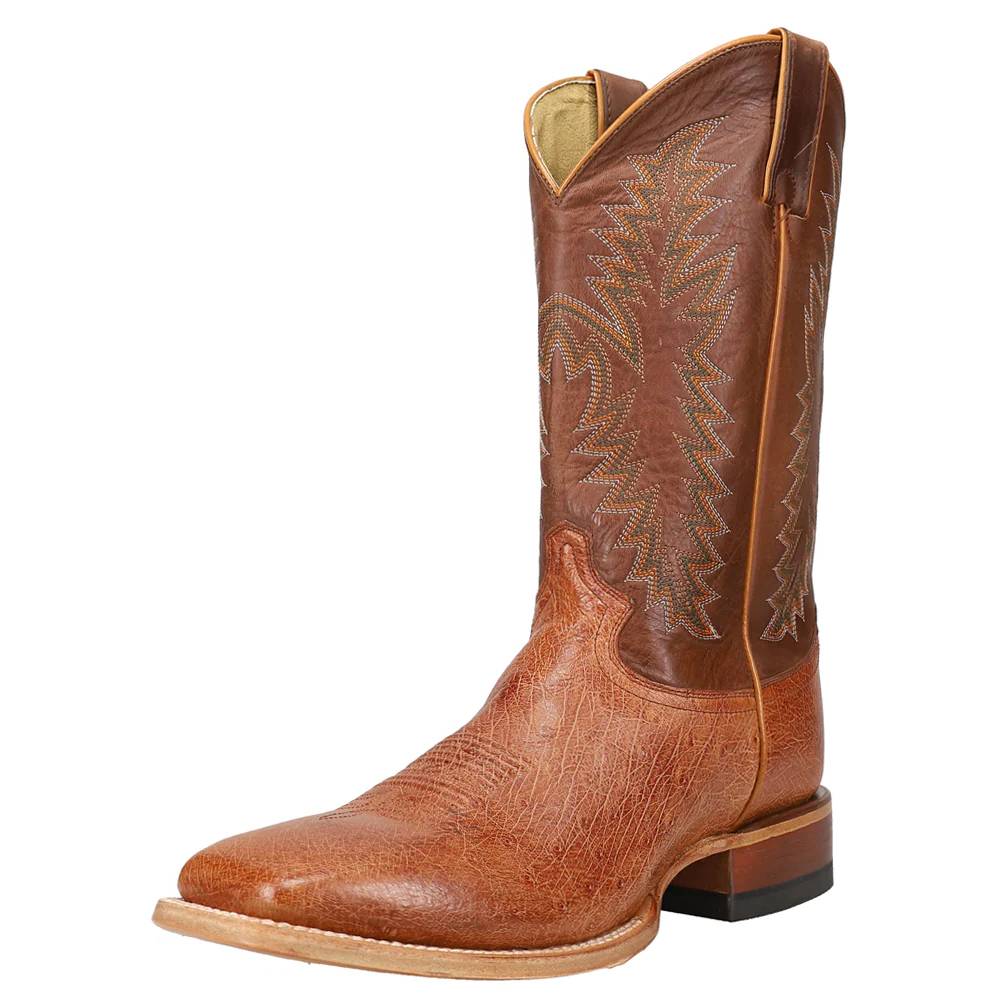 Justin Men's Breck Cognac Smooth Ostrich Boot - FINAL SALE