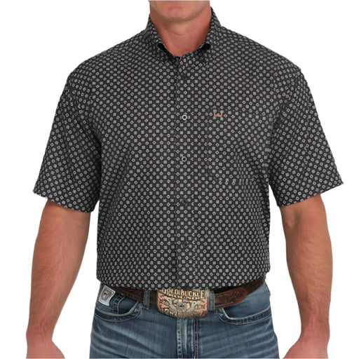 Cinch Men's Arenaflex Geo Print Button Down Shirt MEN - Clothing - Shirts - Short Sleeve Cinch