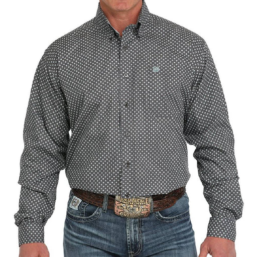 Cinch Men's Geo Print Button Down Shirt MEN - Clothing - Shirts - Long Sleeve Cinch