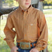 Cinch Boy's Arenaflex Geo Print Button Down Shirt KIDS - Boys - Clothing - Shirts - Long Sleeve Shirts Cinch