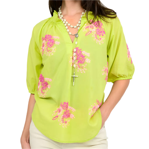 * Sister Mary Puff Sleeve Anita Top - FINAL SALE WOMEN - Clothing - Tops - Short Sleeved Sister Mary