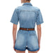 Bayeas Chloe Denim Romper WOMEN - Clothing - Jumpsuits & Rompers Bayeas