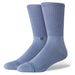 Stance Men's Icon Dyed Crew Socks - Stone Blue MEN - Clothing - Underwear, Socks & Loungewear - Socks Stance