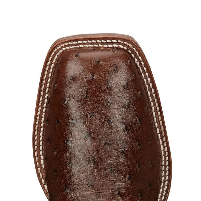 Tony Lama Bourbon Brown Full Quill Western Boot