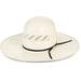 American Fancy Vent Ivory Straw 4-1/2" Brim HATS - STRAW HATS American Hat Co.