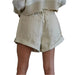 Woven Cotton Denim Shorts - FINAL SALE WOMEN - Clothing - Shorts By Together