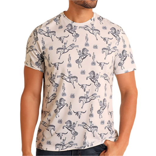 Rock & Roll Denim Men's Bronco Tee MEN - Clothing - T-Shirts & Tanks Panhandle
