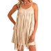 * Rock & Roll Denim Women's Microsuede Fringe Dress - Natural - FINAL SALE WOMEN - Clothing - Dresses Panhandle