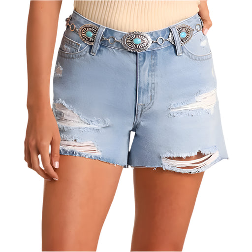 Rock & Roll Denim Women's Distressed Shorts - FINAL SALE WOMEN - Clothing - Shorts Panhandle