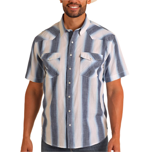 Panhandle Slim Men's Modern Vintage Stripe Snap Shirt MEN - Clothing - Shirts - Short Sleeve Panhandle