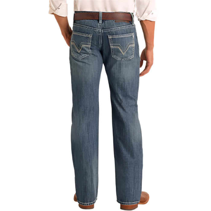 Rock & Roll Denim Men's Double Barrel Straight Boot Cut Jeans MEN - Clothing - Jeans Panhandle