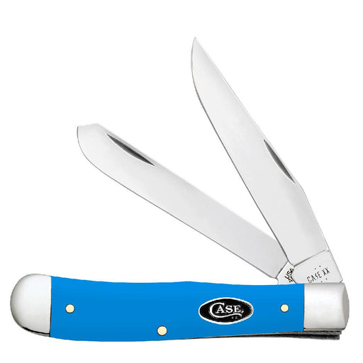 Case Trapper - Smooth Light Blue Synthetic Knives W.R. Case