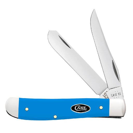Case Mini Trapper - Smooth Light Blue Synthetic Knives W.R. Case