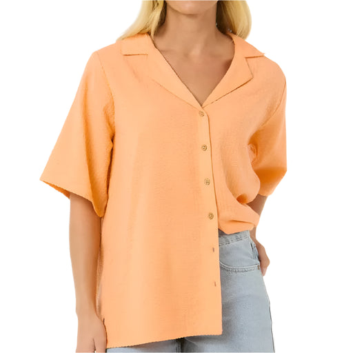 Rip Curl Women's Cala Vadella Textured Shirt WOMEN - Clothing - Tops - Short Sleeved Rip Curl