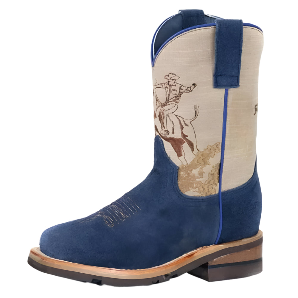 Roper Boy's Bullrider Suede Western Boot KIDS - Footwear - Boots Roper Apparel & Footwear
