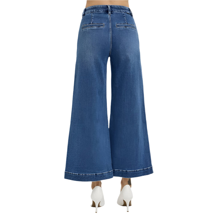 * Risen High Rise Crop Wide Leg Jean - FINAL SALE WOMEN - Clothing - Jeans Risen Jeans