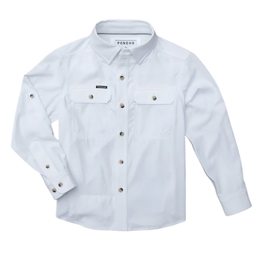 Poncho Boy's The Great White Original Shirt KIDS - Boys - Clothing - Shirts - Long Sleeve Shirts Poncho Outdoors