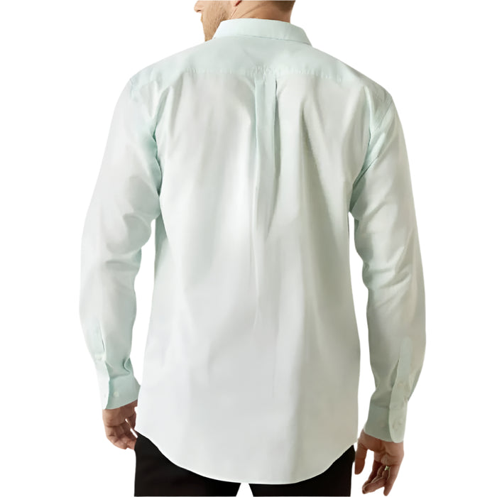 Ariat Men's Solid Slub Classic Fit Button Down Shirt MEN - Clothing - Shirts - Short Sleeve Ariat Clothing