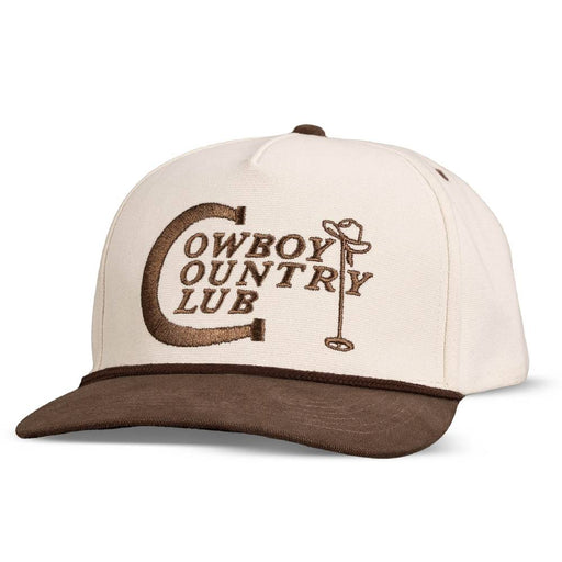 Sendero Provisions Cowboy Country Club Hat - Cream/Brown HATS - BASEBALL CAPS Sendero Provisions Co