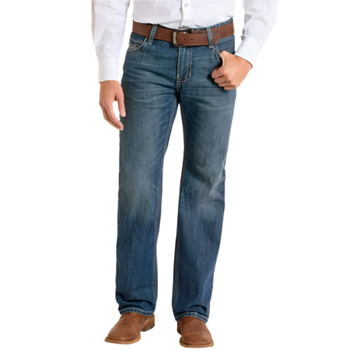 Rock & Roll Denim Men's Ladder Stitch Double Barrel Straight Boot Jeans MEN - Clothing - Jeans Panhandle