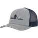 Classic Equine Cap Silicone Logo HATS - BASEBALL CAPS Classic Grey Heather/Navy
