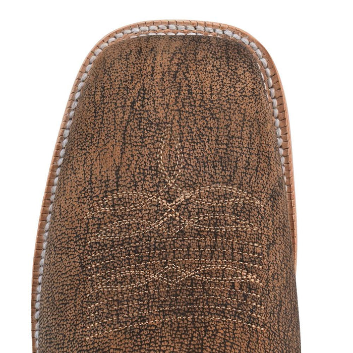 R. Watson Men's Tan Camel Square Toe Boot